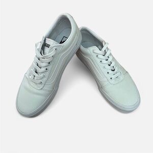 Vans Old Skool White Sneakers | Women's 8 | Excellent Condition
